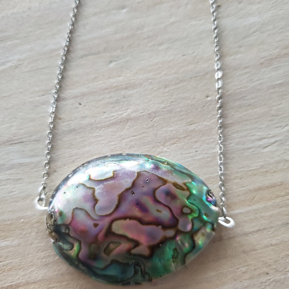 Devotionaluxe Abalone Shell Necklace